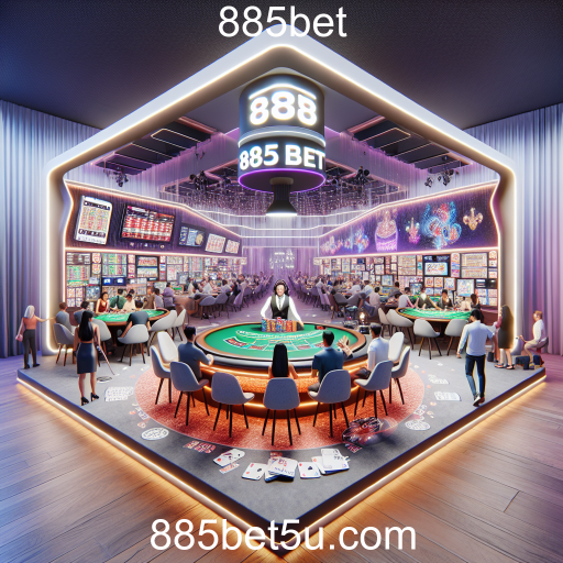 A Experiência Imersiva do Cassino Ao Vivo na 885bet